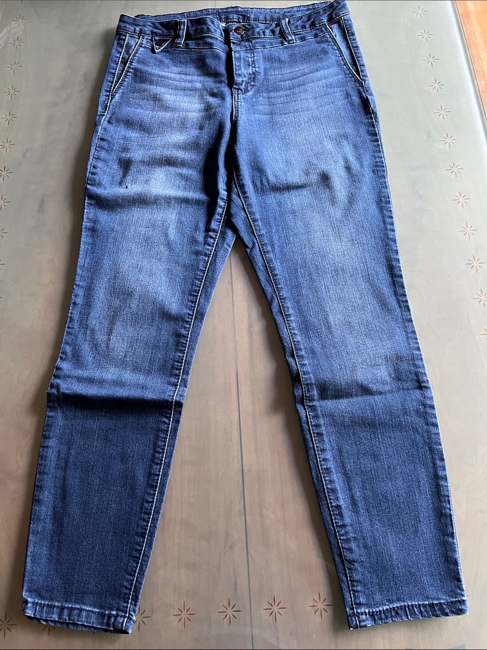 Straight-Leg Women's Dark Blue jeans
